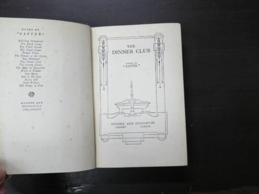 Sapper, The Dinner Club - Image 8