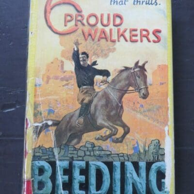 Francis Beeding, The Six Proud Walkers, Hodder and Stoughton, London, no date, Western, Vintage, Dead Souls Bookshop, Dunedin Book Shop