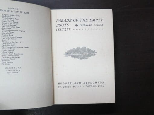 Charles Alden Seltzer, Parade Of Empty Boots - Image 6