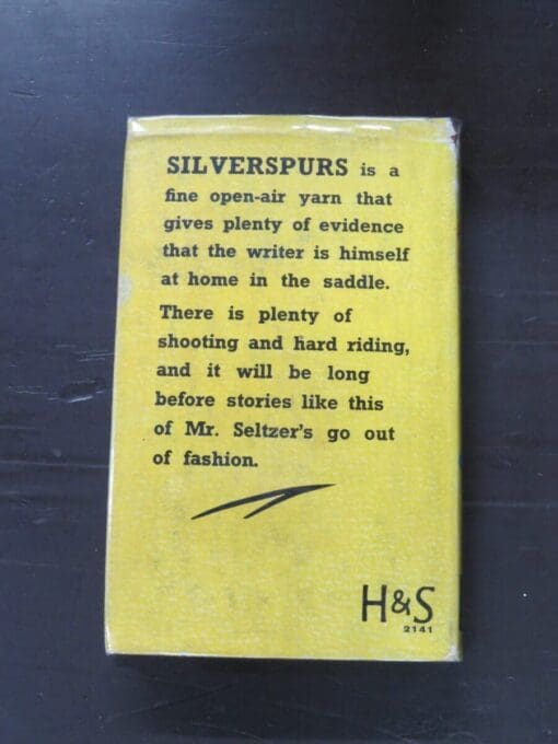 Charles Alden Seltzer, Silverspurs - Image 13
