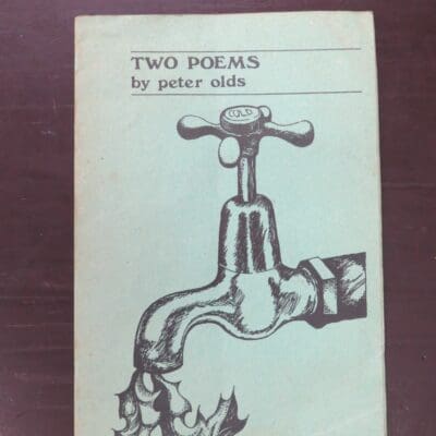 Peter Olds, Two Poems, author published, no date, New Zealand Poetry, New Zealand Literature, Dead Souls Bookshop, Dunedin Book Shop