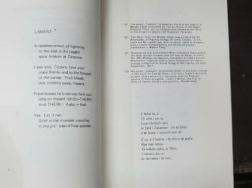 Hone Tuwhare, Making A Fist Of It, poems and short stories, cover portrait by Joanna Paul - Image 5