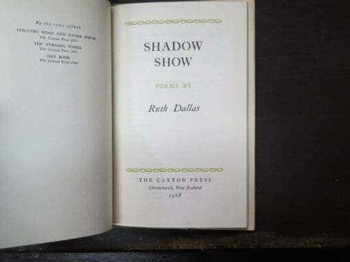Ruth Dallas, Shadow Show, poems - Image 6