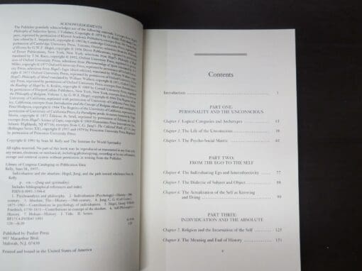 Sean Kelly, Individuation And The Absolute, Hegel, Jung and the Path Toward Wholeness - Image 6