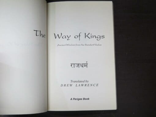 Drew Lawrence, Trans., The Way of Kings, Ancient Wisdom from the Sanskrit Vedas - Image 6