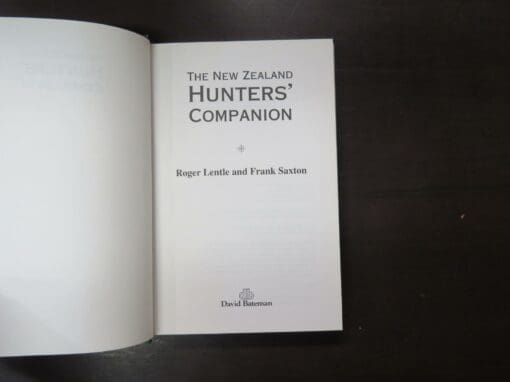 Roger Lentle, Frank Saxton, The New Zealand Hunters' Companion - Image 8
