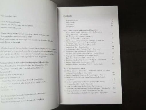 John Crawford, Ian McGibbon, eds., New Zealand's Great War, New Zealand, The Allies & The First World War - Image 7