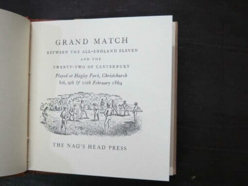 Grand Match Between The All-England Eleven And The Twenty-Two Of Canterbury, Played at Hagley Park, Christchurch 8th, 9th and 10th of February, 1864 - Image 8