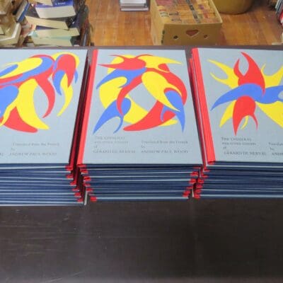 Andrew Paul Wood, Trans., Gerard De Nerval, The Chimeras And Other Sonnets, Translated from the French, woodblocks by E. D. Royard, Kilmog Press, Dunedin, 2024, Literature, French Literature, French Poetry, Surrealism, Dead Souls Bookshop, Dunedin Book Shop
