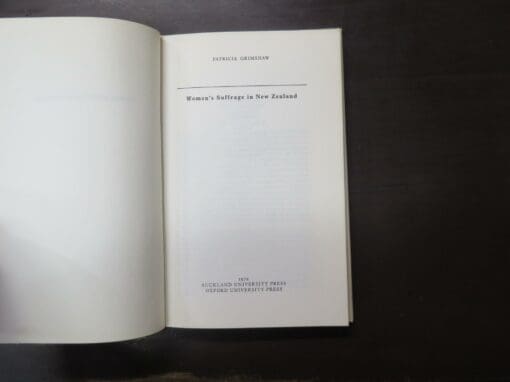Patricia Grimshaw, Women's Suffrage In New Zealand - Image 8