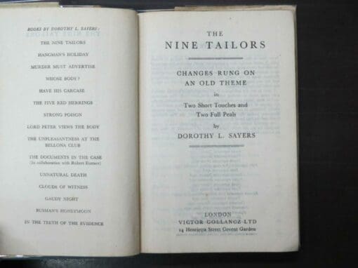Dorothy L. Sayers, The Nine Tailors - Image 6