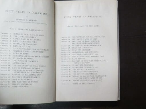 Frances E. Newton, Fifty Years In Palestine, The Case For The Arabs - Image 8