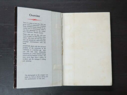 Claude Evans, Overtime, A Comdey Drama In Three Acts - Image 6