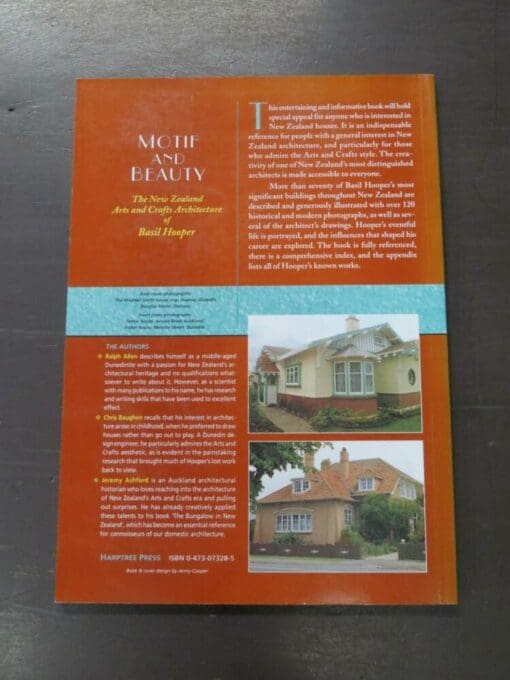 Ralph Allen, Motif And Beauty, The New Zealand Arts and Crafts Architecture of Basil Hooper, With Contributions from Chris Baughen and Jeremy Ashford - Image 12
