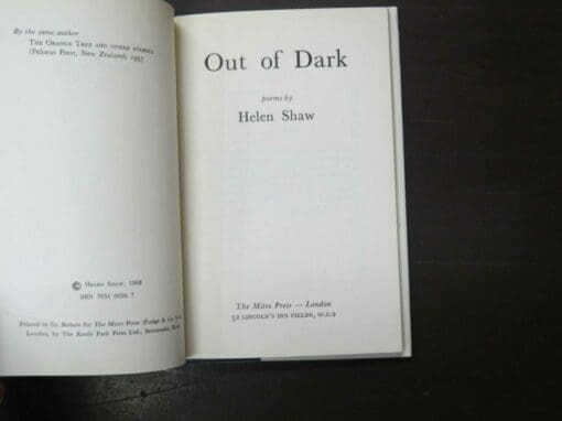 Helen Shaw, Out Of Dark - Image 8