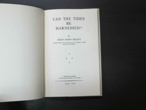 Colin Anson Gillett, Can The Tides Be Harnessed? - Image 9