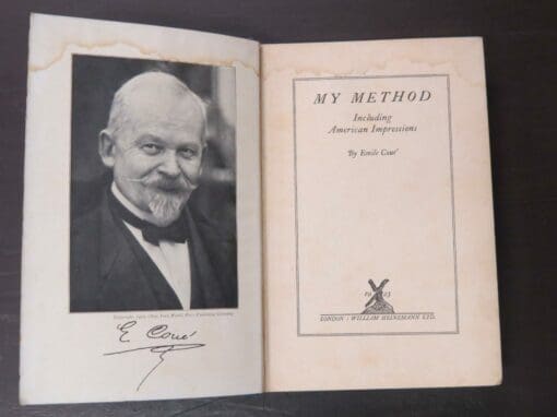 Emile Coue, My Method, Including American Impressions - Image 6