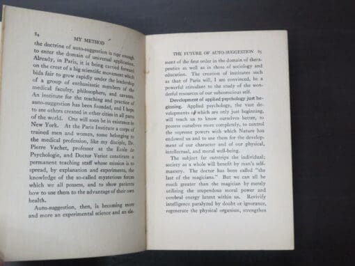 Emile Coue, My Method, Including American Impressions - Image 3