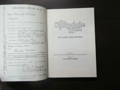 E. Kerse, ed., The Knapdale Run, Its Land And Its People, Compiled by Residents and Former Residents of the District - Image 8