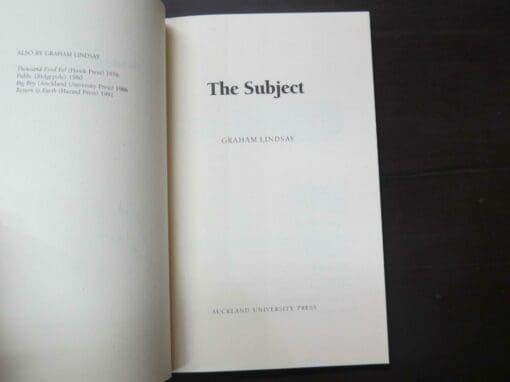 Graham Lindsay, The Subject - Image 5