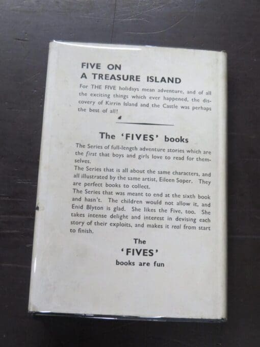 Enid Blyton, Five On A Treasure Island, With Thirty-Two Full Page Drawings by Eileen Soper, 6th Impression, 1949 Reprint (1942) - Image 13