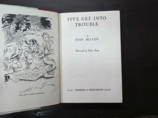 Enid Blyton, Five Get Into Trouble, 1949 - Image 7