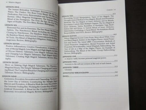 Donald Michael Kraig, Modern Magick, Eleven Lessons in the High Magickal Arts - Image 7
