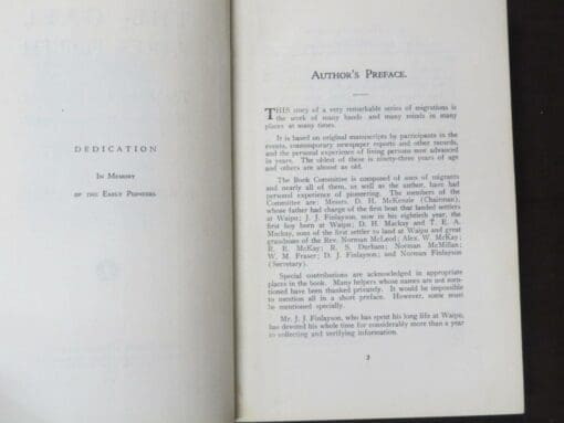 N. R. McKenzie, The Gael Fares Forth, The Romantic Story of Waipu and Sister Settlements - Image 7