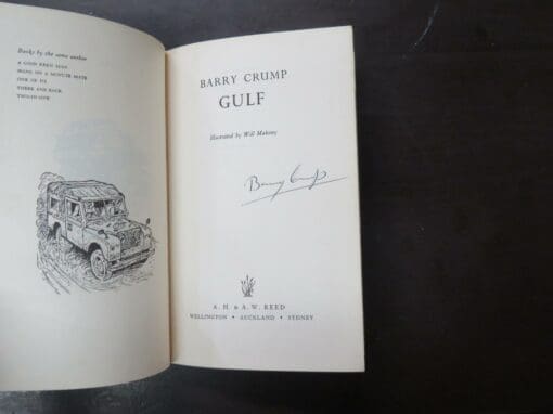 Barry Crump, Gulf, Illustrated by Will Mahony, signed - Image 9
