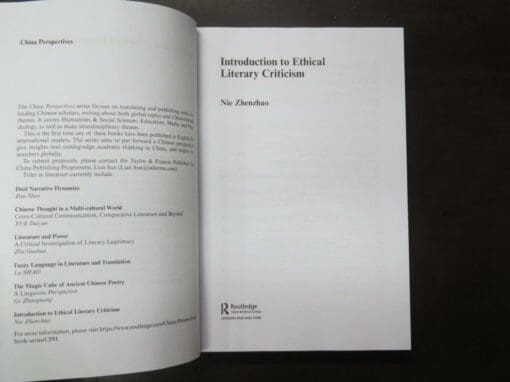 Nie Zhenzhao, Introduction To Ethical Literary Criticism, China Perspectives - Image 8