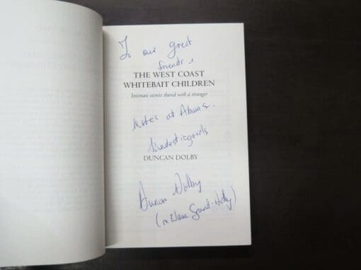 Duncan Dolby, The West Coast Whitebait Children, Intimate secrets shared with a stranger, Books One and Two - Image 5