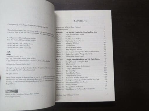 Duncan Dolby, The West Coast Whitebait Children, Intimate secrets shared with a stranger, Books One and Two - Image 4