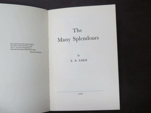 E. B. Faris, The Many Splendours - Image 6