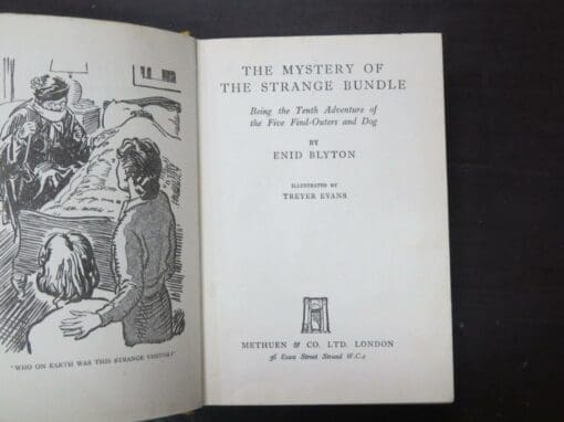 Enid Blyton, The Mystery Of The Strange Bundle, Being the Tenth Adventure of the Five Find-outers and Dog, Illustrated by Treyer Evans - Image 6