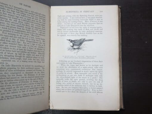 Abel Chapman, On Safari, Big Game Hunting In British East Africa, With Studies In Bird-Life, With 170 Illustrations by the Author and E. Caldwell, Sketches and Photographs - Image 6