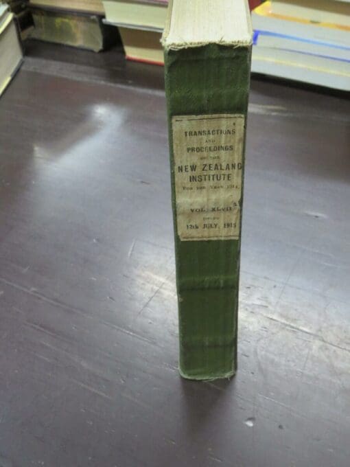 Transactions And Proceedings Of The New Zealand Institute For The Year 1914, - Image 12