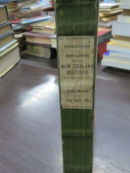 Transactions And Proceedings Of The New Zealand Institute For The Year 1914, - Image 11
